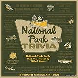National Park Trivia 2025 12" x 12" Wall Calendar