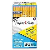 Paper Mate SharpWriter Mechanical Pencils | 0.7 mm #2 Pencil | Pencils for School Supplies, Yellow, 36 Count