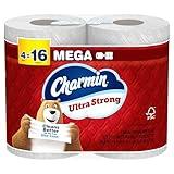 Charmin Ultra Strong Toilet Paper 4 Mega Rolls, 220 Sheets Per Roll