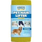 Gonzo Pet Hair Lifter - Remove Dog, Cat and Other Pet Hair from Furniture, Carpet, Bedding and Clothing - 1 Sponge