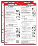 CPR & Choking First Aid Magnets (2-Pack) – Emergency Instructions for Infants, Children, & Adults – Laminated Heimlich Maneuver Charts with Magnetic Back – 8.5 x 11 Inches