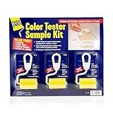 FoamPRO 122, Color Tester Value Pack of 12 - Paint Sample Kit for Testing & Matching Colors - Includes 3 Rollers, 3 Trays, 3 Sample Boards & 3 Labels