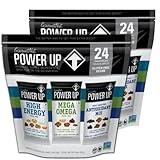 Power Up Trail Mix 100% Natural, Mega Omega Trail Mix, High Energy Trai Mix, Antioxidant Trai Mix, Variety Pack Total 36 oz,24 Ct - PACK OF 2