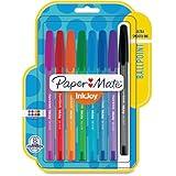 Paper Mate InkJoy 100ST Ballpoint Pens, Medium Point, Assorted Ink,8 count(pack of 1) (1945932)