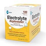 Globe Electrolyte Replacement Tablets for Rehydration, Exercise Recovery, Youth & Adult Athletes, Hiking, Camping, & Sports Recovery and More... 50 Packets of 2 Tablets Each, 100 Count