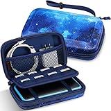 FINTIE Carrying Case for Nintendo New 2DS XL LL / New 3DS / 2DS / 3DS XL LL, Protective Hard Shell Portable Travel Cover Pouch with Game Card Slots & Inner Pocket, Starry Sky