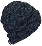 Best Winter Hats 3M 40 Gram Thinsulate Insulated Cuffed Knit Beanie (One Size) - Black/Dark Gray