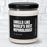 Hilarious Nephrologist Gift! Top-Rated Scented Candle for Nephrology Lovers, Perfect Nephrology Decor, Ideal for Future Nephrologist Graduates, Unique Graduation Gift for Nephrology Students