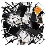 5 Packs Retro Camera Film Sticker Decorative Filmstrip Scrapbook Sticker Photo Frame Sticker for Cinema Decoration Film Festival Poster DIY Photo Album Scrapbooking Arts and Crafts (Memories)