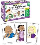 Key Education 160 American Sign Language Flash Cards for Kids, ASL Flashcards for Preschool, Kindergarten, 1st and 2nd Grade Learners With Signing Illustrations