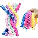 24 Pack Easter Stretchy Strings Sensory Toys Pack with Rabbit Chick,Great for Kids Students Stress Relief Easter Basket Stuffers (Easter)