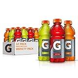 Gatorade Thirst Quencher Sports Drink, Variety Pack, 20oz Bottles, 12 Pack, Electrolytes for Rehydration