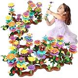 274 PCS Flower Garden Building Set, Gardening Pretend Toys for Kids Age 3 4 5 6 7 Year Old, Flower Building Toy Set, STEM Toy and Preschool Garden Play Set for Toddlers, Upgrade DIY Blocks