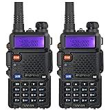 BAOFENG UV-5R Two Way Radio Handheld Ham Radio Dual Band Walkie Talkie (5R-2PACK)