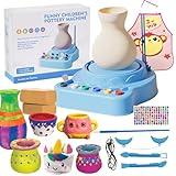 MOMJOY Pottery Wheel Toys for Ages 8-13, Pottery Wheel for Kids and Adults - Arts and Crafts for Kids Ages 8-12,Pottery Wheel Kit for Beginners,Birthday Gift for Boys and Girls