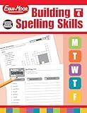 Evan-Moor Building Spelling Skills, Grade 4 - Homeschooling & Classroom Resource Workbook, Reproducible Worksheets, Teaching Edition, Spelling Strategies, Reading and Writing Skills