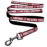 NCAA PET Leash, Medium, North Carolina State Wolfpack, Dog Leash, Shiny & Colorful Leash for Dogs & Cats Licensed by The NCAA