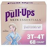 Pull-Ups Girls' Skin Essentials Potty Training Pants, Training Underwear, 3T-4T (32-40 lbs), 68 Ct