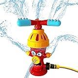 Cute Hydrant Sprinkler for Kids Water Toys Outdoor Activities for Kids - Outdoor Water Play Kids Toys for Summer, Outside Fun Sprinkler,Backyard Kids Play Equipment