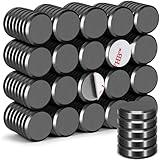 DIYMAG Ceramic Disc Magnets 68 Packs with Double-Sided Adhesive, Ceramic Industrial Magnets. Perfect for Fridge, DIY, Building, Scientific, Craft, and Office Magnets