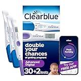 Clearblue Advanced Digital Ovulation Test Kit, 32 Ct