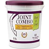 Farnam Horse Health Joint Combo Hoof & Coat, Convenient 3-in-1 horse joint supplement provides complete joint, hoof and coat care, 8 lb., 64 day supply