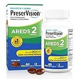 PreserVision AREDS 2 Eye Vitamins, Lutein and Zeaxanthin Supplement with Vitamin C, Vitamin E, Zinc, and Copper, 60 Softgels (Minigels)