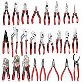 CRAFTSMAN Plier Set, 25 Pieces, Durable and Versatile Pliers, Stainless Steel Blades (CMHT82625)