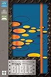 NIV, Boys Bible, Imitation Leather, Blue/Orange