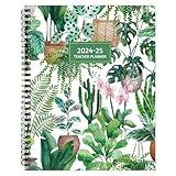 Teacher Planner 2024-2025, AUG. 2024 – JUL. 2025, Lesson Planner 2024-2025 Academic Year, with Tabs, Thick Paper, 2-Sided Pocket, 8’’ x 10’’ Daily Weekly and Monthly Calendar with 8 Periods, Green