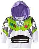 Disney boys Buzz Lightyear Toy Story fashion hoodies, White, 3T US