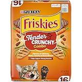 Purina Friskies Dry Cat Food, Tender & Crunchy Combo - 16 lb. Bag