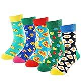 Boys Socks 6-8 Years Old Crazy Socks for Kids Silly Funny Novelty Dress Sock 10-12 for Boy Girl Birthday Christmas Gift