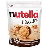 Nutella Biscuits, 20 Count Cookies, Hazelnut Spread with Cocoa, Holiday Christmas Cookies, 9.7 oz