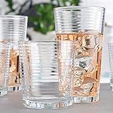 Home Essentials Drinking Glasses 16 Pc Set,Glasses Drinking Set.Mixed Drinkware Sets