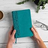 CSB Large Print Personal Size Reference Bible, Teal LeatherTouch, Red Letter, Presentation Page, Cross-References, Full-Color Maps, Easy-to-Read Bible Serif Type