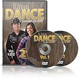 Line Dance Lessons on DVD Vol 1 & 2 - Learn 20 Line Dances, Plus two 30 Minute Bonus Workouts! Instruction & Exercise in a Two Disc Set
