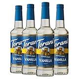 Torani Sugar Free Syrup, Vanilla, 25.4 Ounce (Pack of 4)