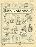 Laboratory Notebook: Lab Notebook for Graduate Student Researchers | 120 Pages | 5x5 Quad Ruled Grid | 8.5 x 11 inches