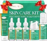 Professional Anti-Aging Korea Skin Care Set Kit,Niacinamide Retinol Serum,Hylunaric Acid Serum,Skincare Gift Set,Facial Skin Care Products,Face Skin Care Routine Kit Christmas Gift for Women Teens