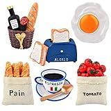 Worldity 6pcs Cute 3D Resin Fridge Magnets - Creative Natural Food Shaped Magnets for Home Decor, Refrigerator, Magnetic Whiteboard or Blackboard