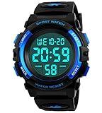 Kids Digital Watch, Boys Sports Waterproof Led Watches with Alarm Wrist Watches for Boy Girls Children