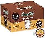 Cozy Up | 100-Count | Specialty Dark Single-Serve Coffee Pods Compatible with Keurig K-Cup Brewers | Dark Roast Coffee