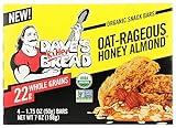 Dave's Killer Bread Organic Snack Bar, Oat-Rageous Honey Almond, 22g Whole Grains, No Artificial Ingredients or Preservatives, Kosher, USDA Certified Organic, Non-GMO, 4 Count, 7 Ounce (Pack of 6)