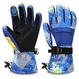 Ski Gloves, Warmest Waterproof and Breathable Snow Gloves for Cold Weather, Fits Both Men & Women,for Parent Child Outdoor