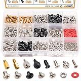 mankk 502PCS Computer Screws Motherboard Standoffs Screws Kit PC Screws Laptop Screws PC Case Screws Fan Screws HDD Screws Replacement for HDD Hard Drive,PC Case,PC Fan,ATX Case, SSD,CD-ROM