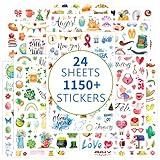Planner Stickers 1150+ New Monthly Daily Planners Vintage Holiday Seasonal Happy Scrapbook Supplies Calendar Journaling Stickers Gifts for Adults Kids Women