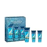 Nautica Grooming 3 Piece Gift Set, Notes of Grapefruit, Lavender, and Wood, Men's Fragrance, Long Lasting, Everyday Fragrance