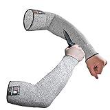 Evridwear Protective Arm Sleeves Cut Resistant Farmers Sleeves for Men Work, Gardening, Farming, Arm Protectors for Thin Skin and Bruising (Large, No Thumb Hole)