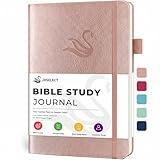 Bible Study Journal for Women – Guided Christian Notebook with Bible Reading Tracker, Prayer Prompts, Church Notes & Bible Study Supplies, Bible Journaling Kit, Beautiful Faith Gift for Her